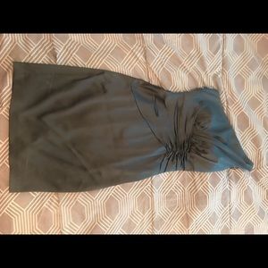 Beautiful off shoulder midi dress .